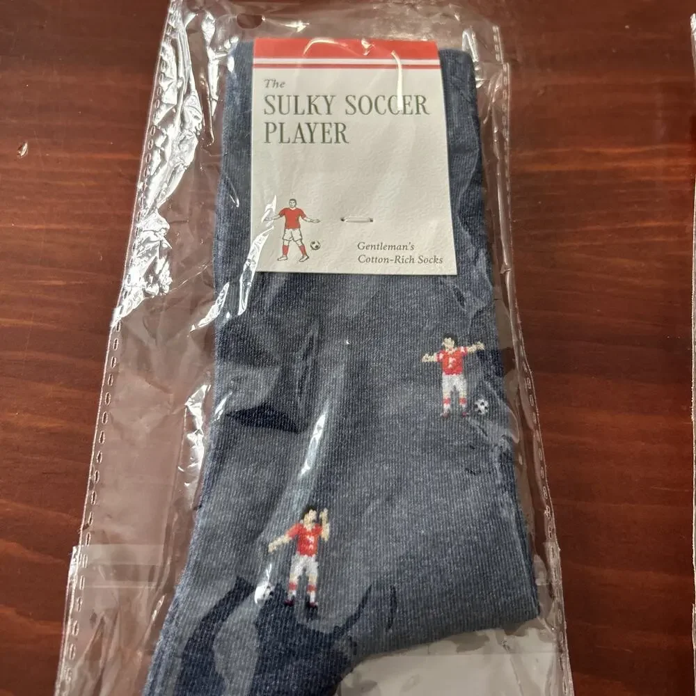 NWT! The Sulky Soccer Player Gentleman’s Cotton-Rich Socks Men's Size USA 8-13
